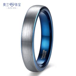 image-Tungsten Steel Ring - Two-Tone 4mm-8mm Unisex