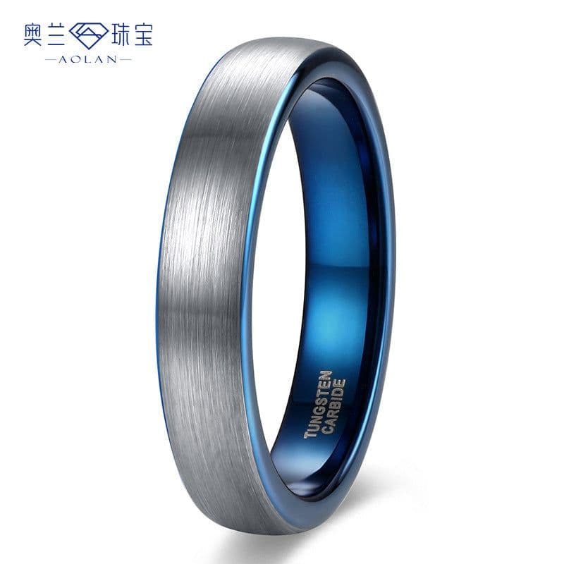 image-Tungsten Steel Ring - Two-Tone 4mm-8mm Unisex