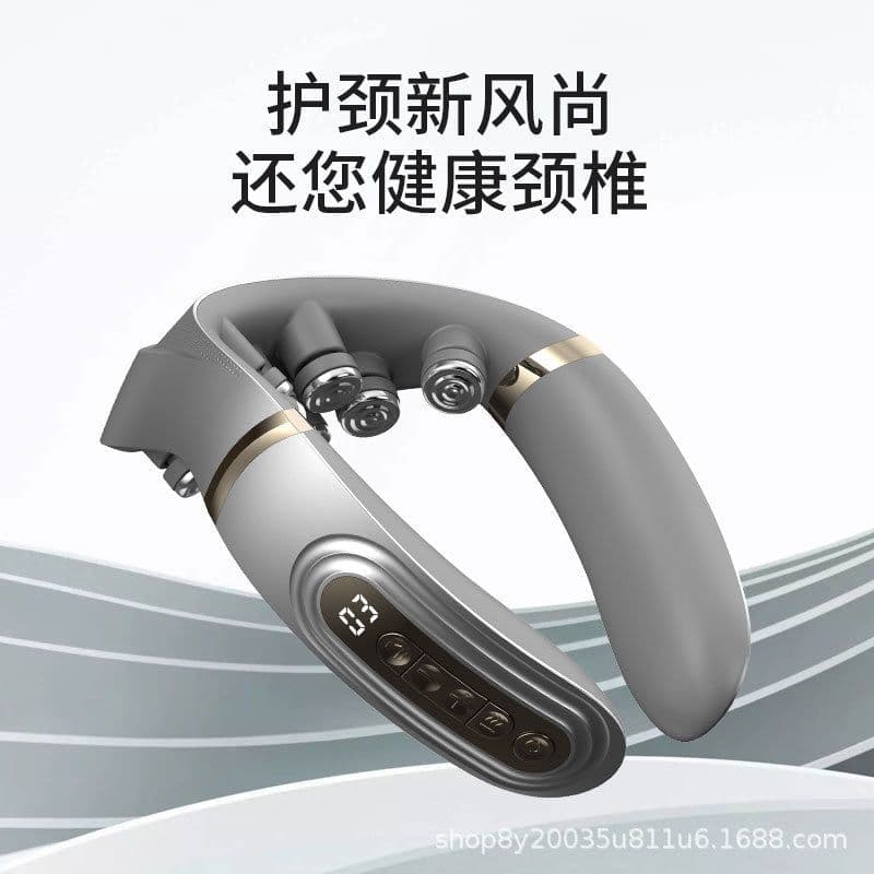 image-Neck Massager - Heating Cooling Cordless