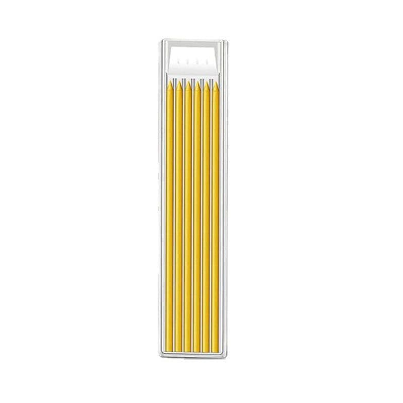 image-Professional 2.8MM Metal Woodworking Pencil - Quick-Drying 6-Color Refills