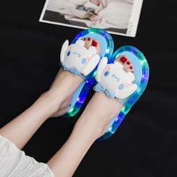 image-LED Light-Up Slippers - Non-Slip PVC Adult Summer