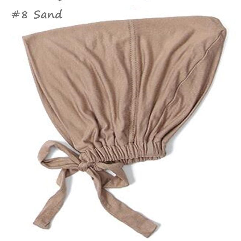 image-New Lycra Scarf - Chocolate - Adjustable Hijab with Shade Function