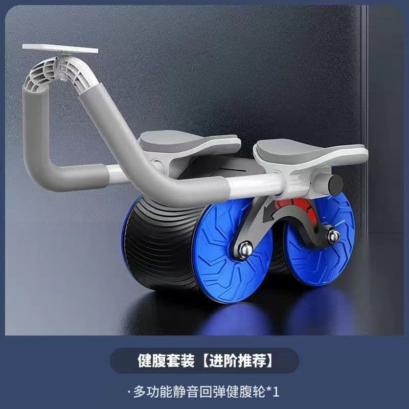 image-Automatic Abdominal Wheel Fitness Equipment Flat Stomach Roll