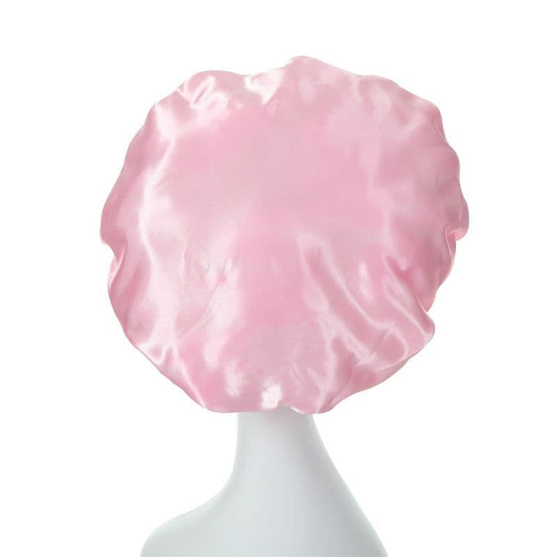 image-Amazon hot selling wide strip wide brim high elastic headband night cap ladies chemotherapy cap hair care cap