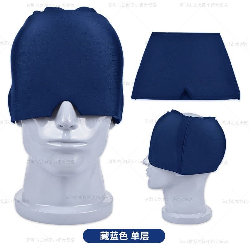 image-Ice Compress Headache Relief Cap - Gel Hot Cold Therapy