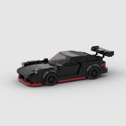 image-Children's Toy Car Racing Model Building Blocks