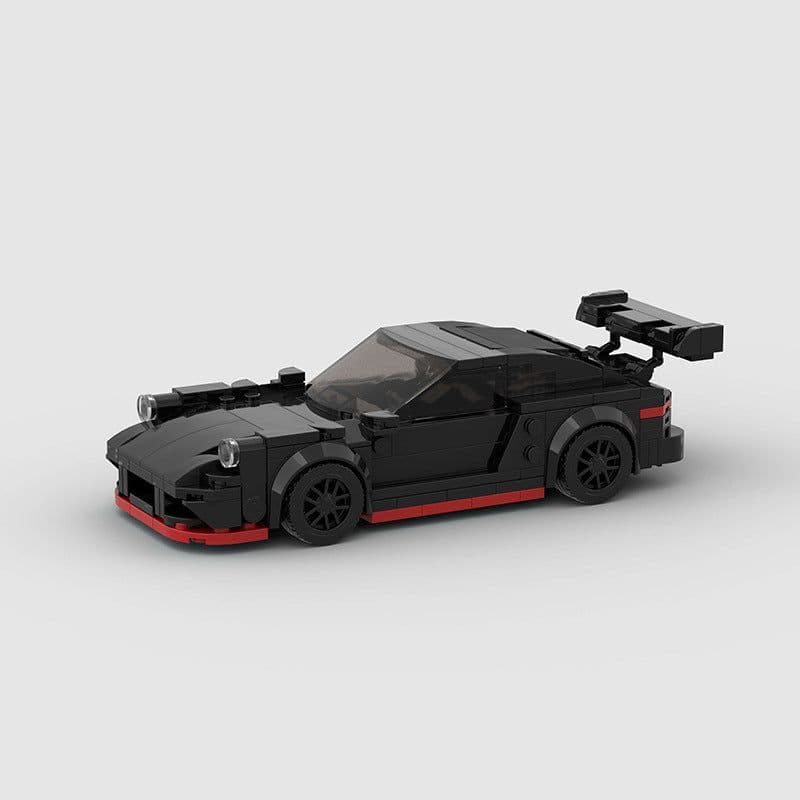image-Children's Toy Car Racing Model Building Blocks