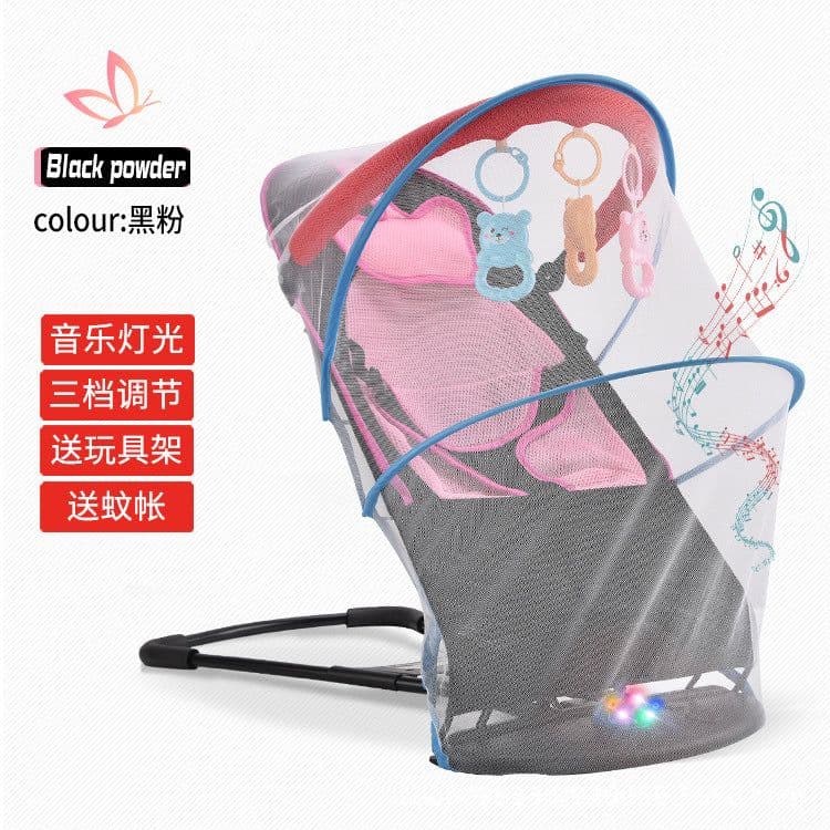 image-Cherry Purple Baby Rocking Chair - Green 6-12M