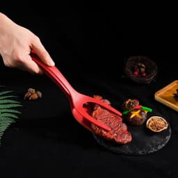 image-Baihua Two-in-One Nylon Cooking Spatula Set - Black