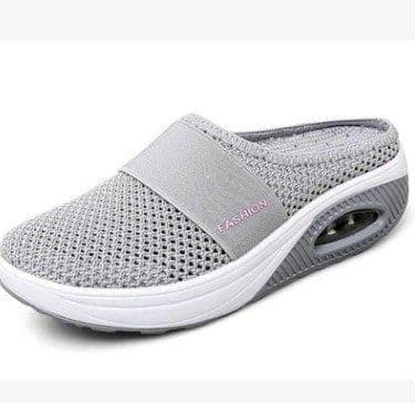 image-Women's Baotou Mesh Slippers Black Size 43