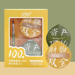 image-Don't eat powder, don't stick powder, beauty makeup egg dry and wet dual-use makeup egg wholesale independent packaging gourd water drop oblique cut powder puff