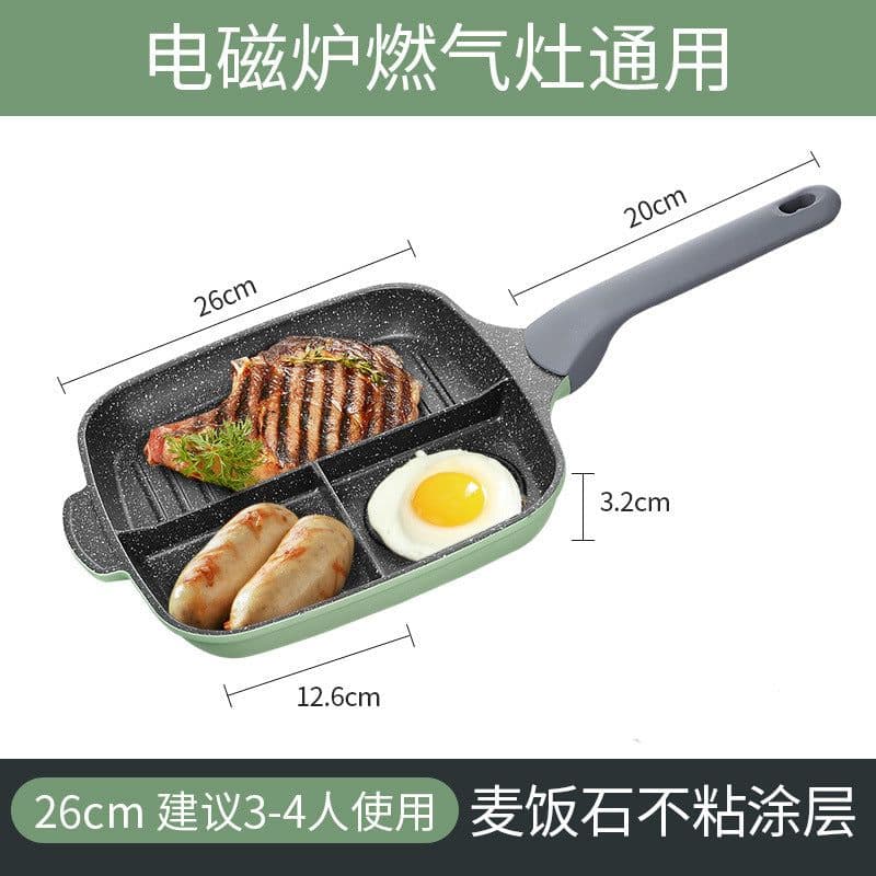 image-COOKER KinG Breakfast Pan 26cm Non-Stick Aluminum Alloy