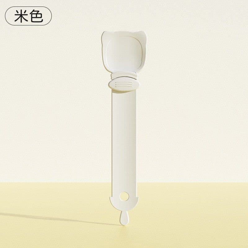 image-Cat Feeder Spoon - Plastic Squeeze Feeding Spoon