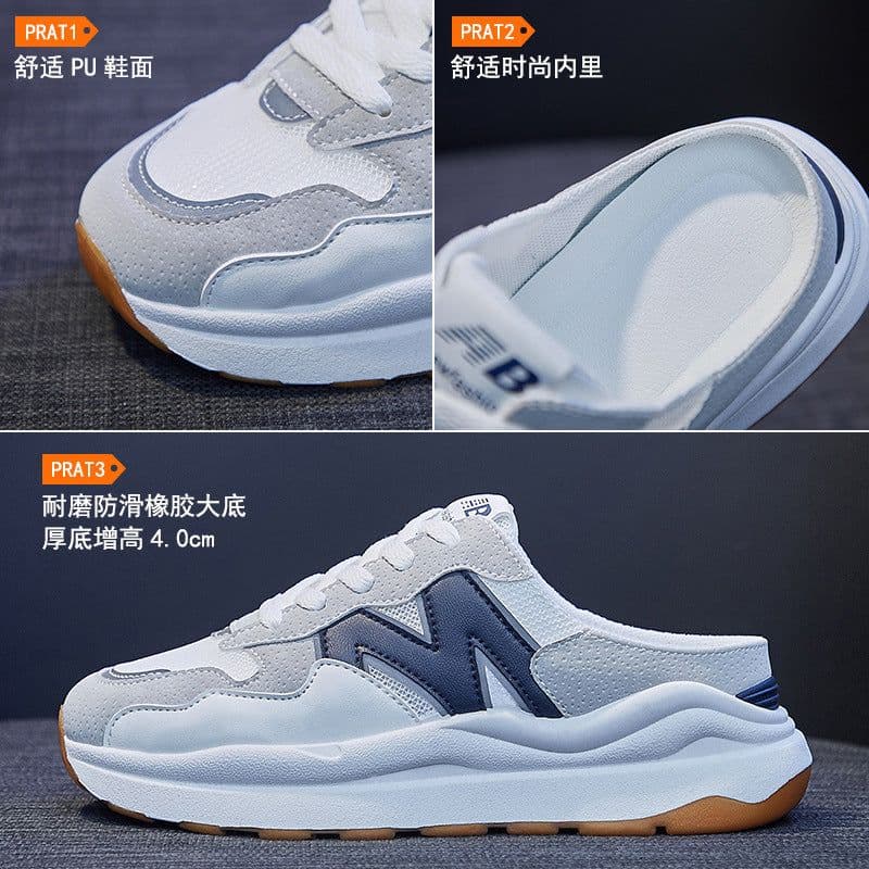 image-Korean Summer 2023 Canvas Shoes, Khaki, Low Top, Thick Sole, 40