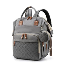 image-New portable mummy bag, baby crib, stroller backpack, lightweight mother and baby bag, multi-function large capacity mother bed bag