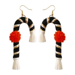 image-Green Tassel Earrings Women Bohemian Layered