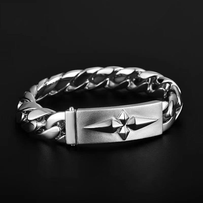 image-Cuban Bracelet for Men - Copper Thick Chain