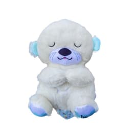 image-Breathing Bear Otter Plush Toy - 32cm Soothing