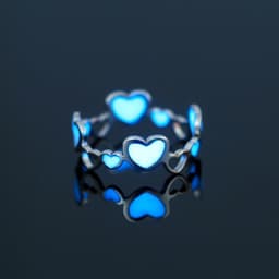 image-Nooxian Stainless Steel Ring - Blue Pentagram Size 8