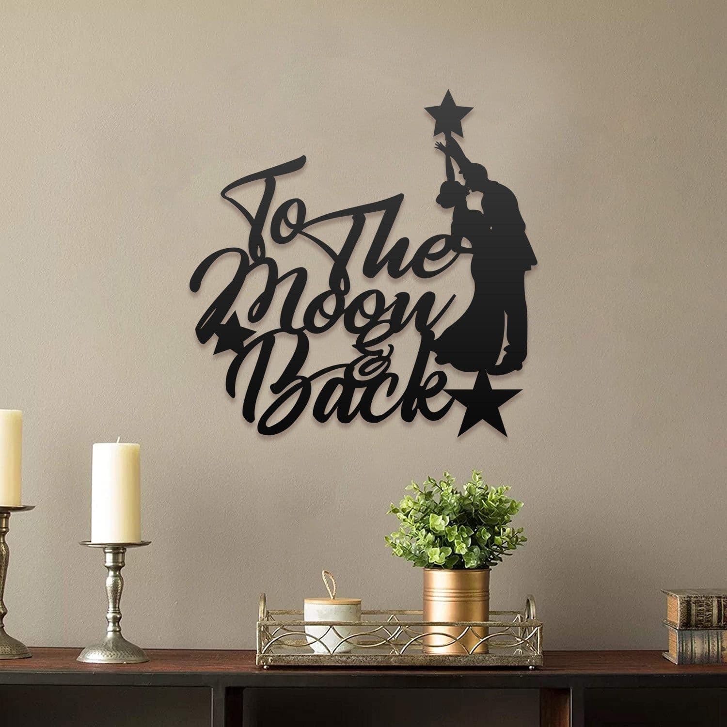 image-Cross-Border Laser Metal Wall Pendant