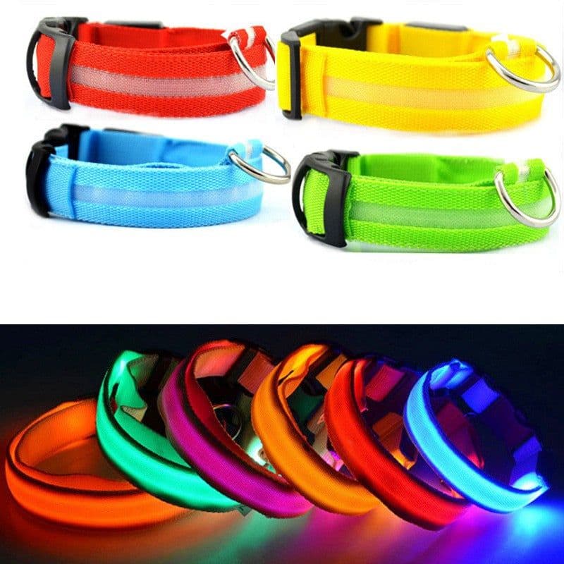 image-Si Sheng LED Dog Collar - Light Up XL