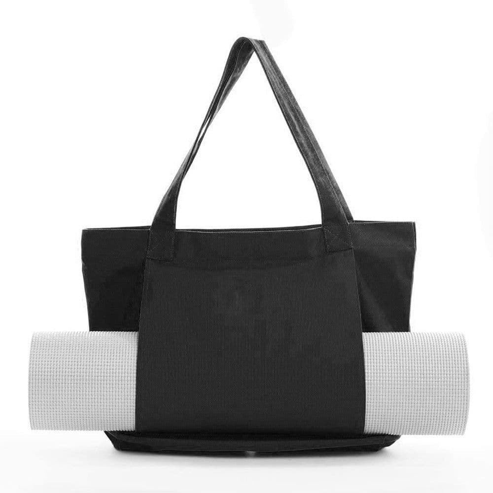 image-Ready-made portable yoga mat storage bag, outdoor camping blanket handbag, travel large-capacity toiletry storage bag