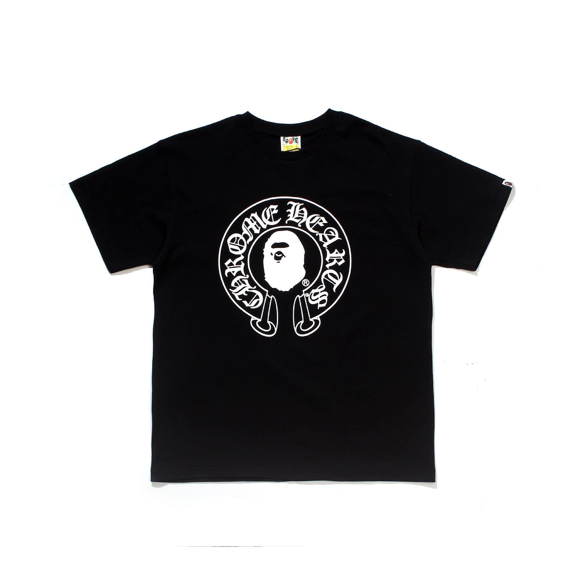 image-Men's Cotton T-Shirt - White Monkey Print Short Sleeve