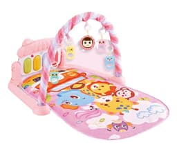 image-Cross-border baby toys fitness stand music pedal piano 0-1 year old newborn baby piano game mat hot sale