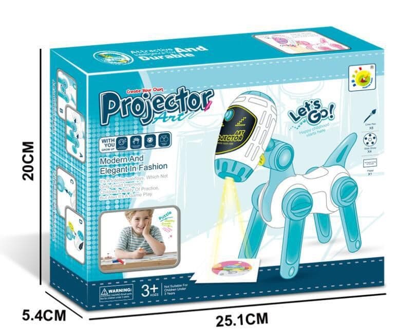 image-Children's intelligent projection painting toy writing drawing board
