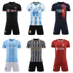 image-Football Jersey - Unisex Polyester Soccer Kit Adult