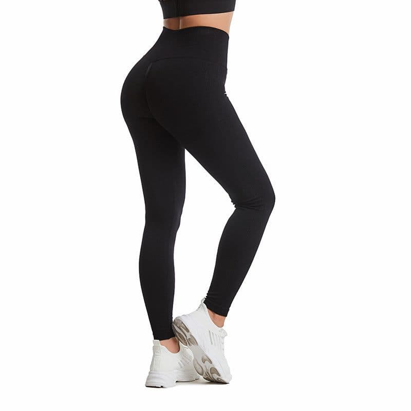image-Jieyue Yoga Pants High Waist Hip Lift Dark Green L