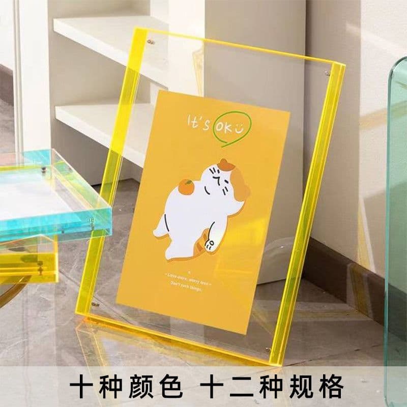 image-Acrylic Photo Frame - Table or Wall Mount