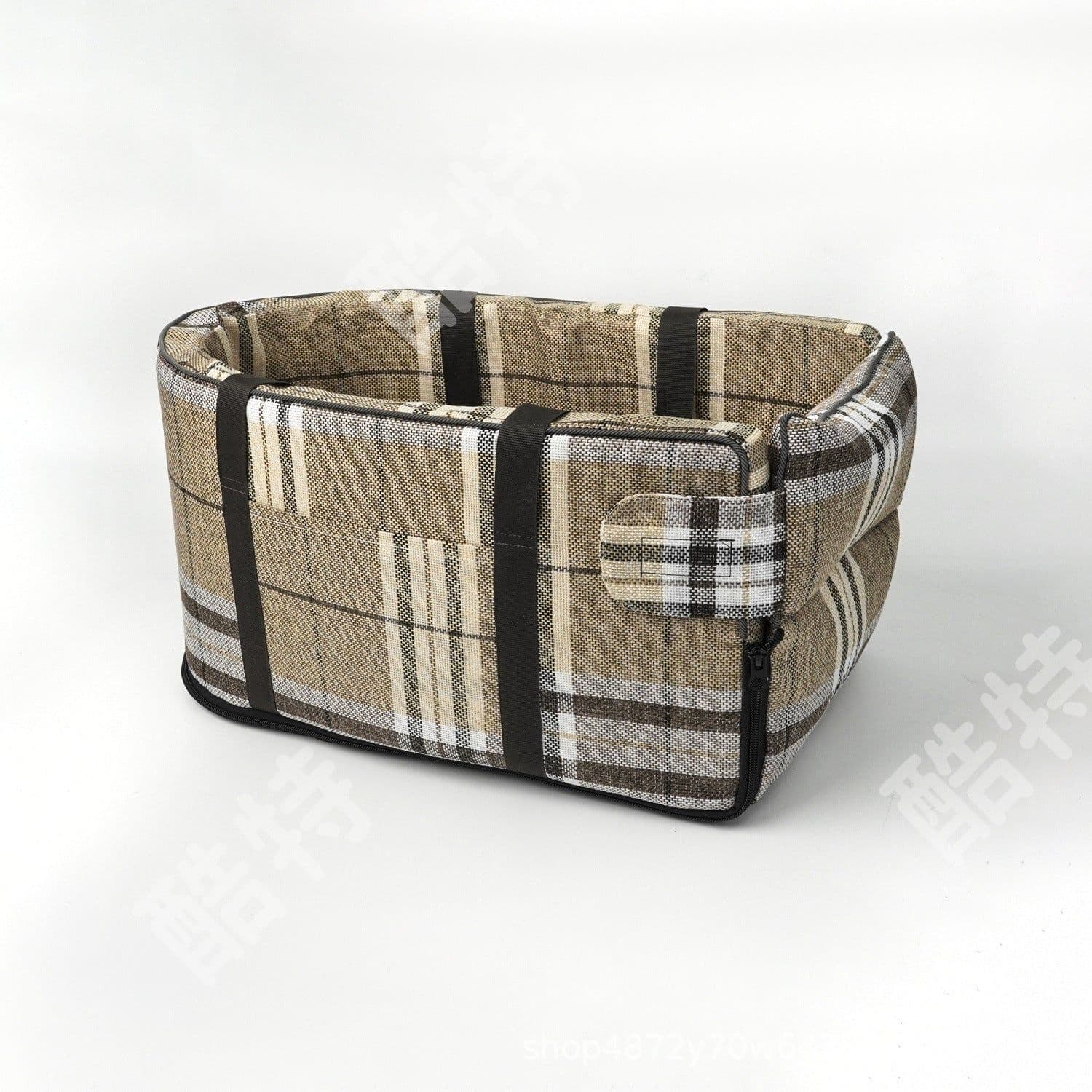 image-Amazon best-selling car dog kennel car pet car bag safety seat central control pet kennel bag