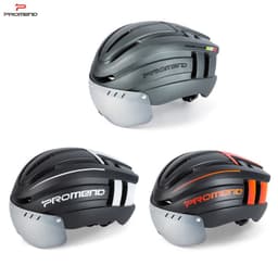 image-PROMEND Magnetic Bike Helmet - Titanium Gray L USB