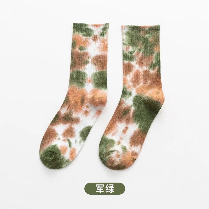 image-WXW151 Mid-Tube Socks - Black Blended Unisex