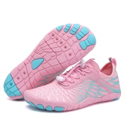 image-Unisex Water Shoes - White Mesh Low Cut