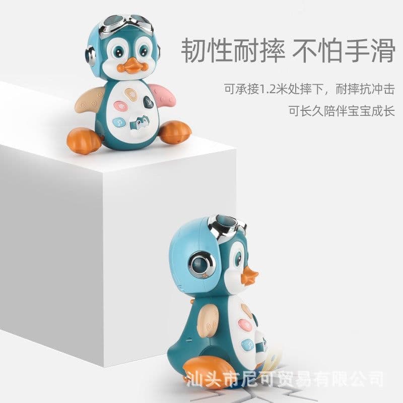 image-Electric Light Music Swing Penguin Toy - Infant