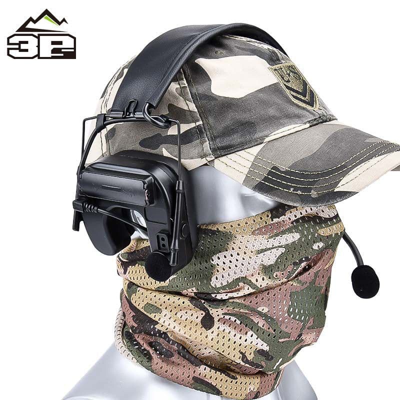 image-3PS Tactical Headphones C4 U-Type Wired Sand