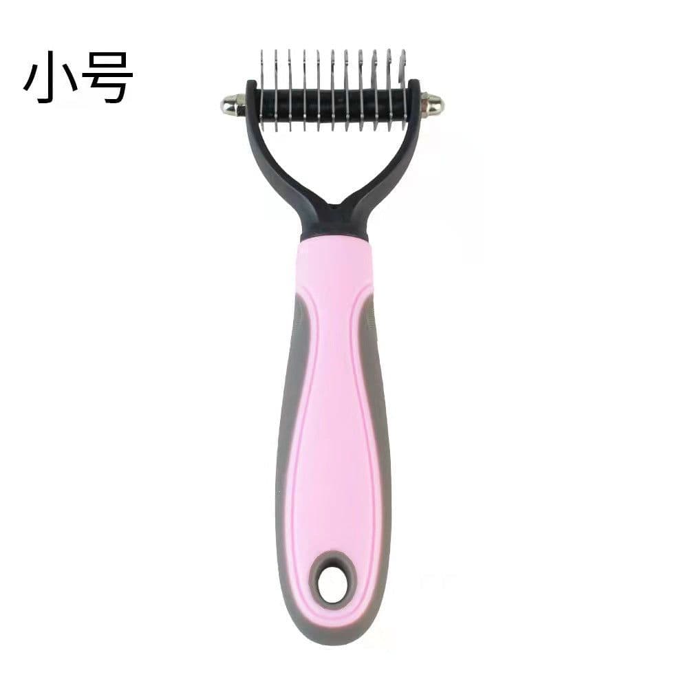 image-Pet Comb Dog Cat Stainless Steel Hair Removal Knot Knife - 3-in-1