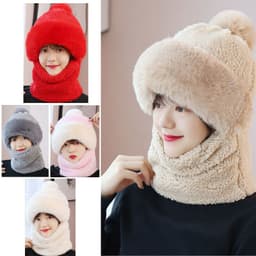 image-Fleece Balaclava Hat - Windproof Winter Warm Adult