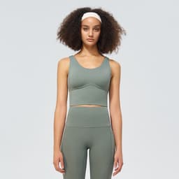 image-LULU UKEAN Sports Bra XL Gray Blue 3/4 Cup