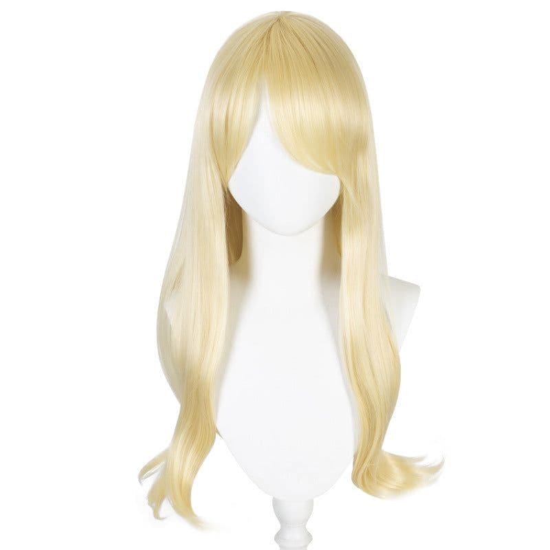 image-Barbie Princess Cosplay Wig - Golden Curly Long Hair