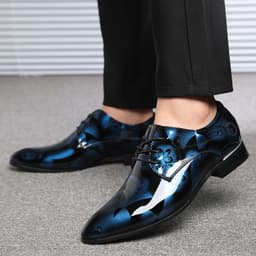 image-Huge Banner Men's Loafers - Grey Pointy Toe Size 50