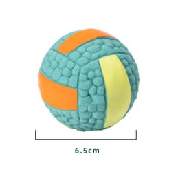 image-EETOYS Latex Rugby Tennis Dog Toy - Melon Large Sound Ball Pet