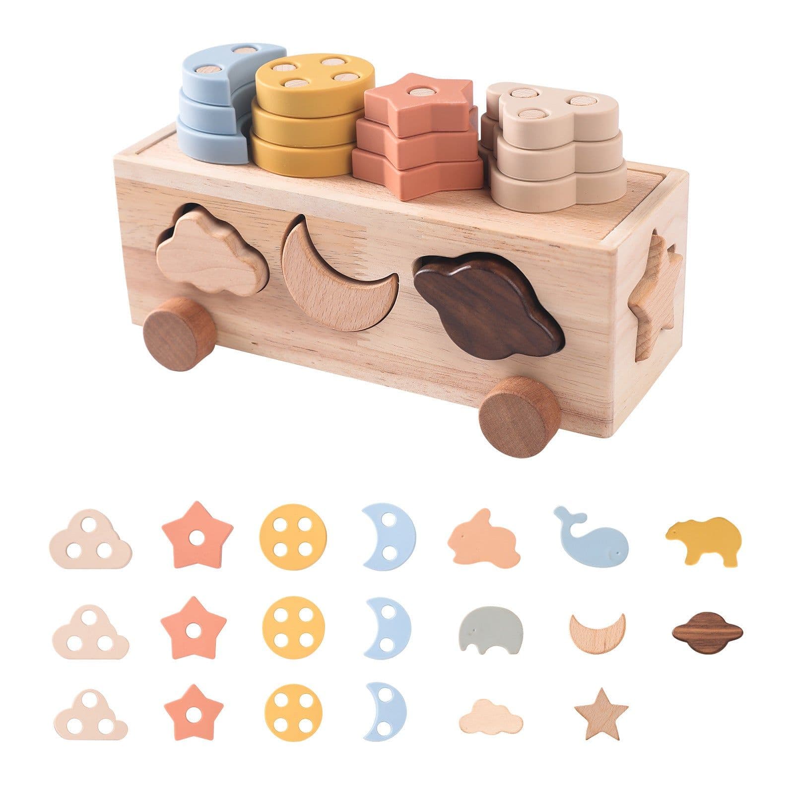 image-Baby Wooden Educational Toys - Color Matching