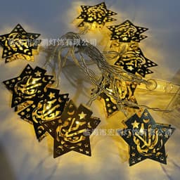 image-LED String Lights - Moon Castle Star 3m 20 USB