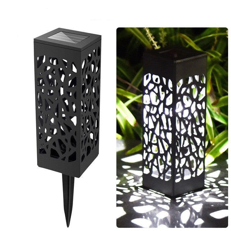 image-Cross-border outdoor lawn lights hollow lights waterproof lighting solar landscape lights outdoor park camping lawn lights