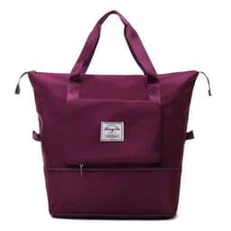 image-Yoga Gym Bag - Purple Oxford Cloth 36-55L Wet/Dry