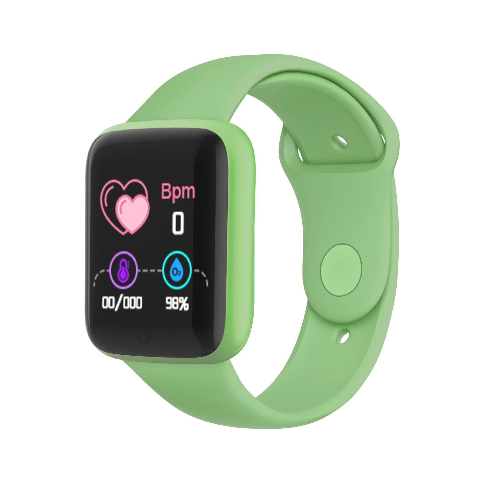 image-Y68 Yellow Sports Bracelet with Bluetooth, Step Tracker, Gift for Men & Women