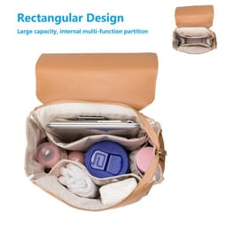 image-Factory Direct PU Mother & Baby Backpack - Waterproof & Multifunctional